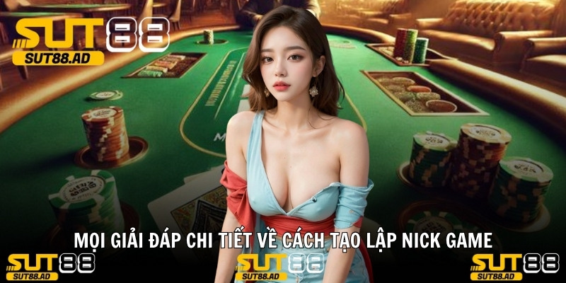 Mọi giải đáp chi tiết về cách tạo lập nick game