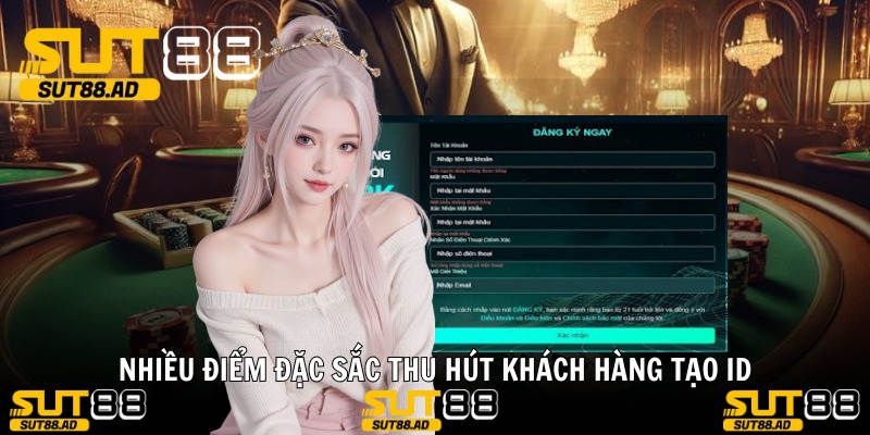 Nhiều điểm đặc sắc thu hút khách hàng tạo ID
