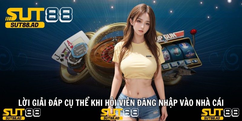 Lời giải đáp cụ thể khi hội viên đăng nhập vào nhà cái